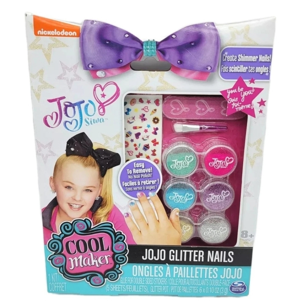 Cool Maker Kids Glitter Nail Art Kit Fairy Whimsical Rainbow Festival Manicure